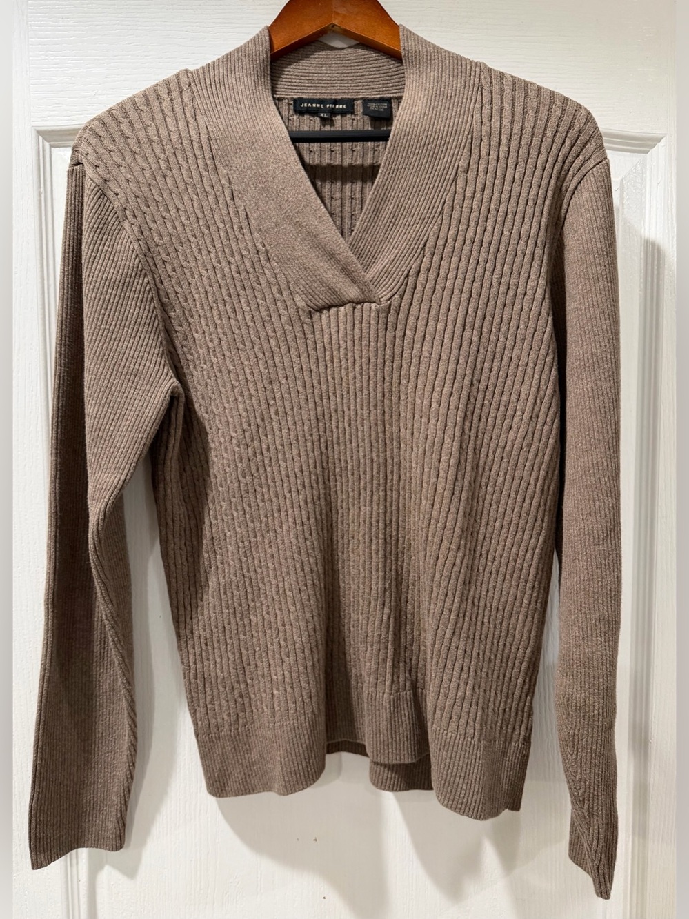 Jeanne Pierre women’s sweater 100% cotton size XL